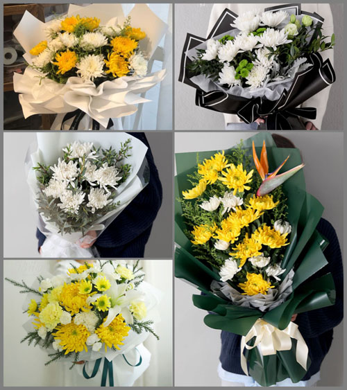 甘肃省庆阳环县秦团庄乡白事花束代送